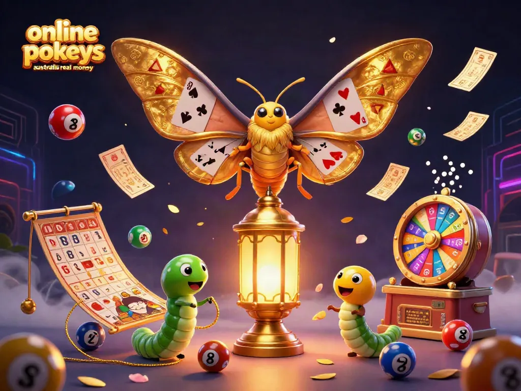 Experience the thrill of online pokies Australia real money with vibrant 3D casino art featuring dynamic elements.