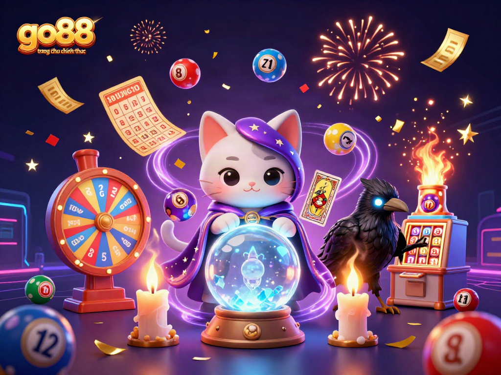 Experience thrilling wins at go88 trang chu chinh thuc with our vibrant lottery-themed illustration.